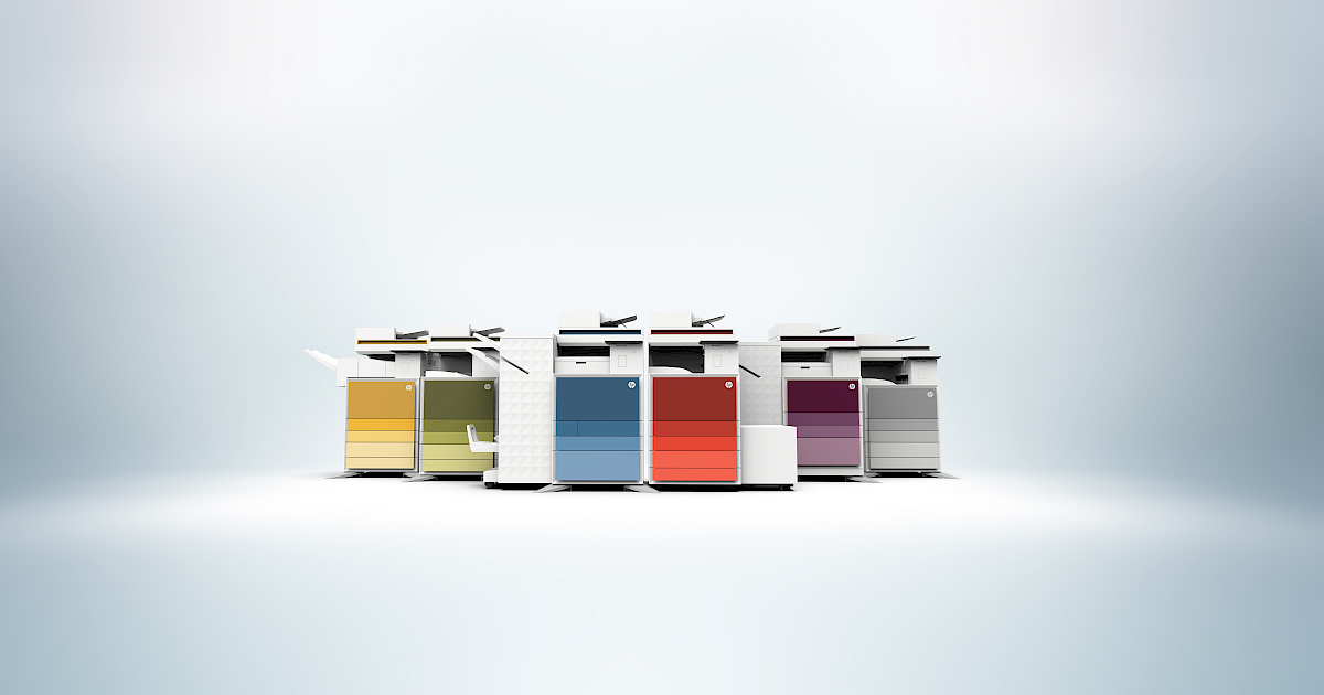 Design trifft Funktion - Die neuen Color LaserJet Managed MFP von HP